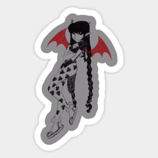 demon girl Sticker